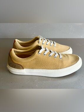Arbor Legacy Yellow Lace Up Canvas Sneakers Shoes Women’s Size 6.5